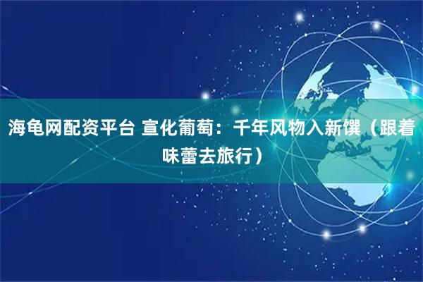 海龟网配资平台 宣化葡萄：千年风物入新馔（跟着味蕾去旅行）